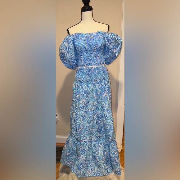 Lilly Pulitzer Two Piece Aston Maxi Set - Picture 6 of 10